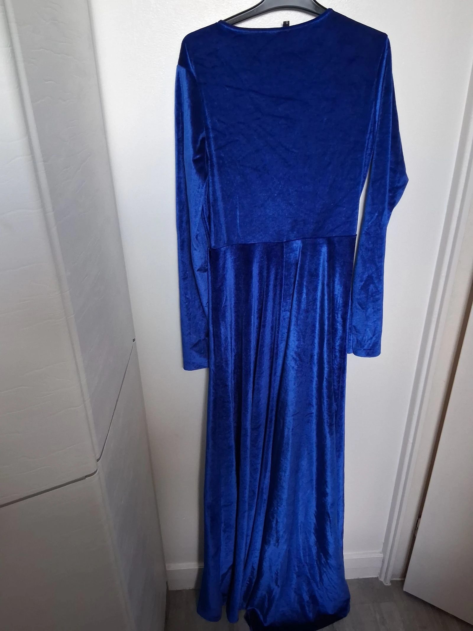 Lange velours jurk – photo 2